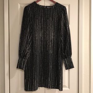 H&M dress black and white size 10 NWOT